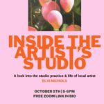 "Inside the Artist's Studio" with Elvi Nichols