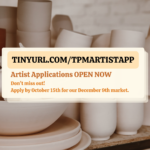 Artist applications for the Tallahassee Pottery Market are OPEN NOW!