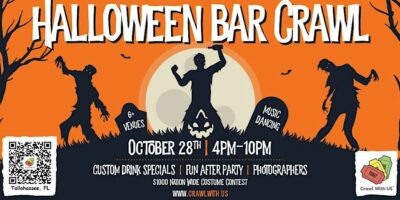 Halloween Bar Crawl - Tallahassee - 6th Annual