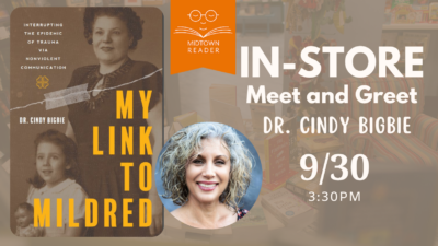Meet and Greet: Dr. Cindy Bigbie with My Link to Mildred