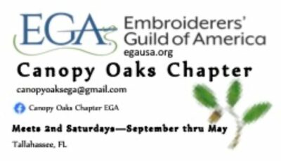 Embroiderers' Guild of America - Canopy Oaks Chapter