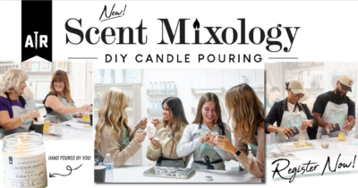 2 Hour Experience - Candle Pouring + Scent Mixology