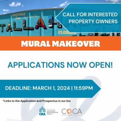 Call for Interested Property Owners: Mural Makeover
