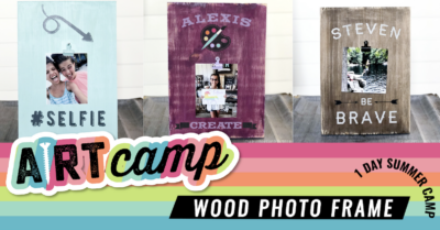 1 Day Summer Camp - Wood Photo Frame