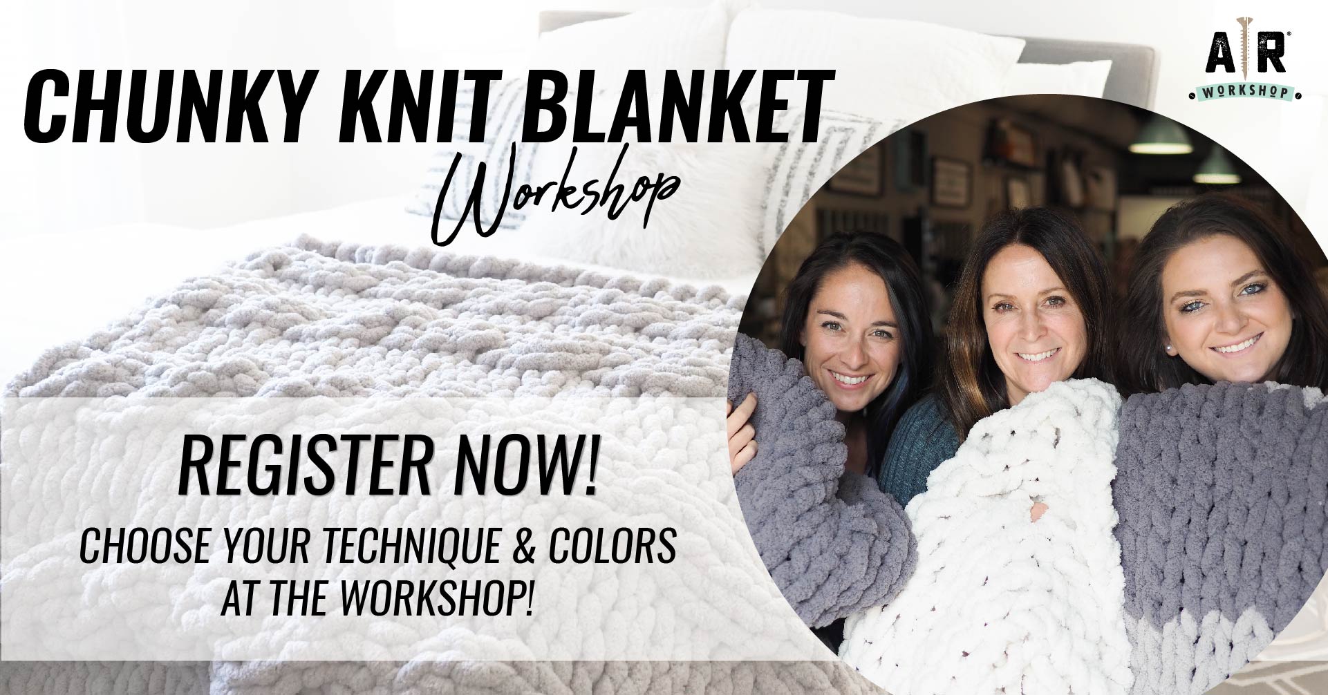 Chunky Blanket Workshop - Sat, Feb 3rd, 9:30 am Tickets, Sat, Feb 3, 2024  at 9:30 AM