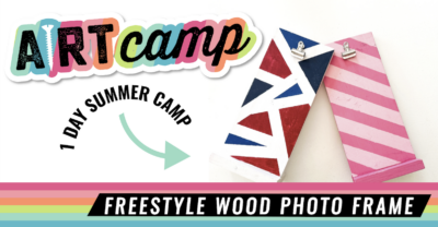 1 Day Summer Camp - Freestyle Wood Photo Frame