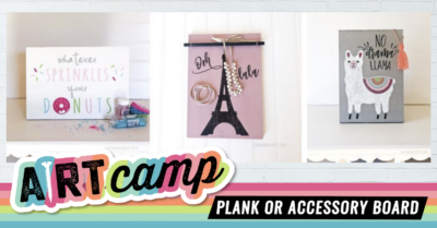 1 Day Summer Camp - Plank or Accessory Board