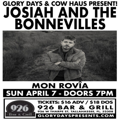 Josiah and the Bonnevilles w/ Mon Rovia at 926 Bar