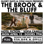The Brook & The Bluff Bluebeard Tour 2024 w/ Hotel Fiction, Sofia Camille at 926 Bar
