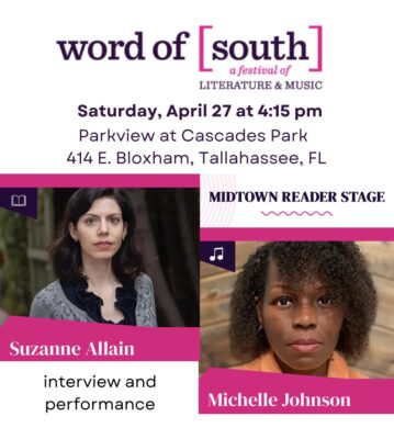 Author Suzanne Allain in discussion with Singer Michelle Johnson