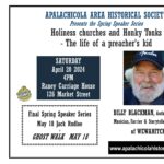 Gallery 1 - Holiness Churches and Honky Tonks: Speaker Program