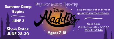 Quincy Music Theatre's Summer Camp: Aladdin Jr.